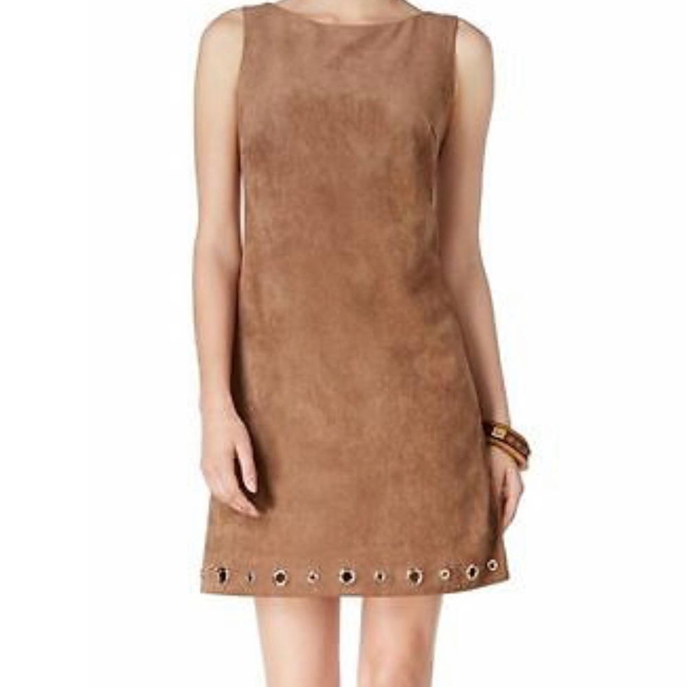 Jessica Howard Faux Suede Shift Dress